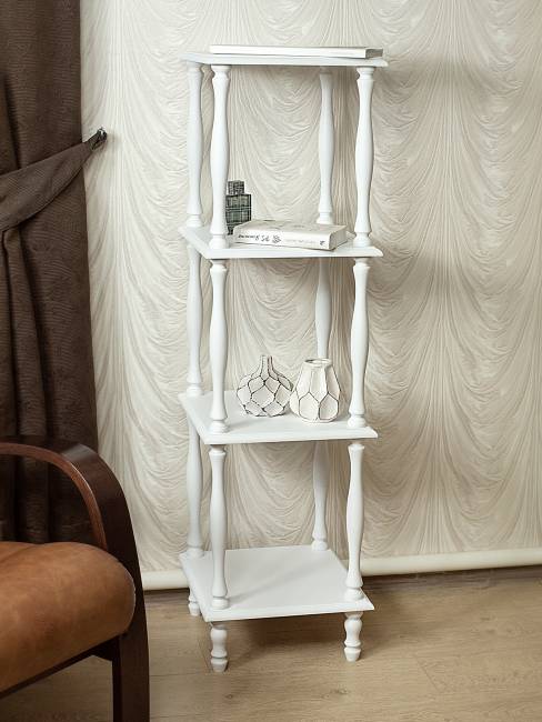 Этажерка П 8 белый