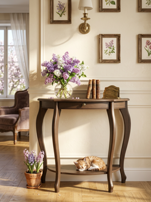 Консоль Элегант орех Л