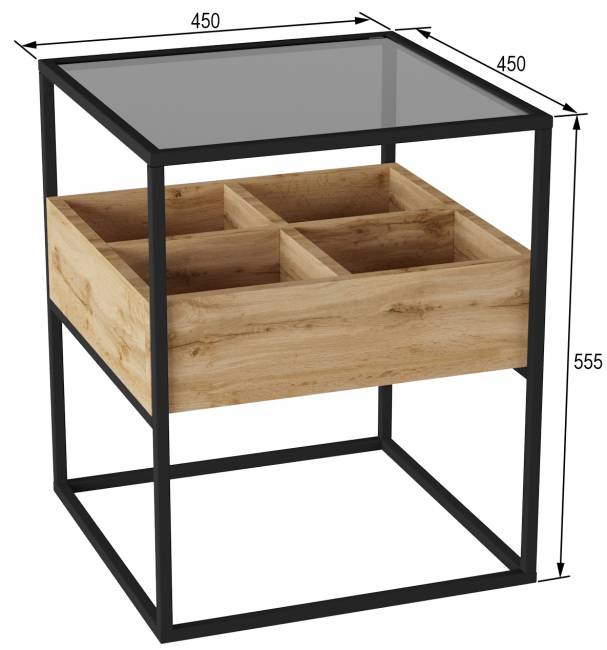 Прикроватная тумба Калифорния Кассо ТП01 Дуб вотан