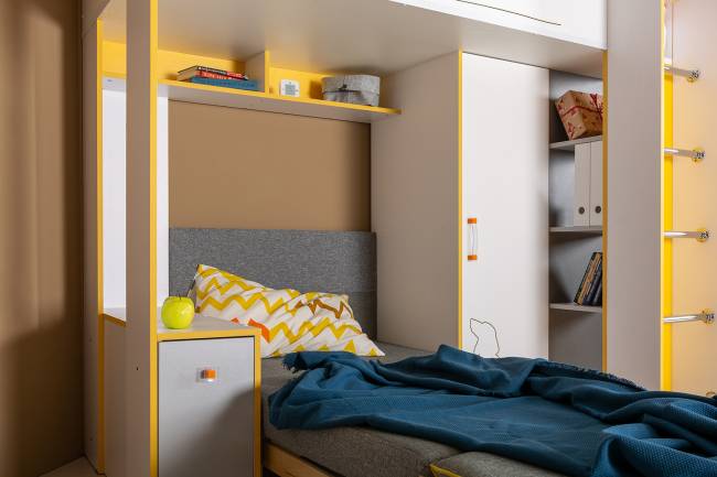 Альфа 11.20 Диванный блок ткань рогожка серая/горчичный Альфа 11.20 Диванный блок ткань рогожка серая/горчичный