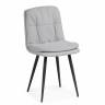 Стул на металлокаркасе Майк светло-серый / черный