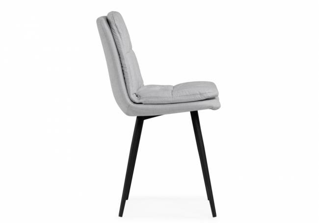 Стул на металлокаркасе Майк светло-серый / черный