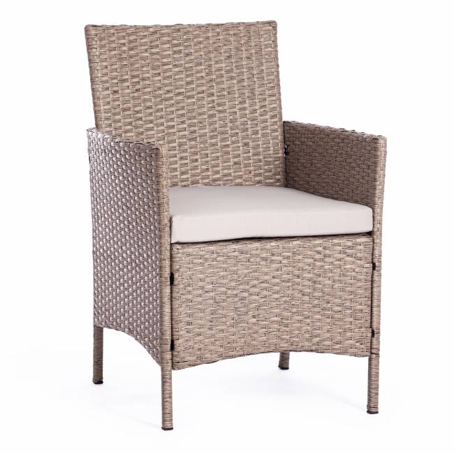 Лаундж сет [диван+2кресла+столик+подушки] (мод.210013 А) пластиковый ротанг, 107х60х83см/60х60х83см/79,5х45,5х34см, серый, ткань DB-11 светло-серый серый, ткань: DB-11 светло-серый пластиковый ротанг