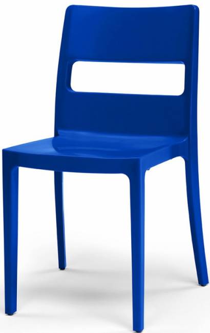 Стул пластиковый Sai синий 480х510х820 мм