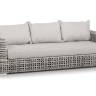 "Тито" лаунж-зона из искусственного ротанга, цвет серый (К)