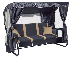 Садовые качели ТОРНАДО PREMIUM графит