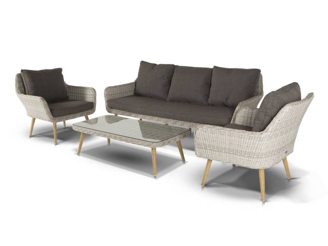 "Прованс" лаунж-зона плетеная из искусственного ротанга, цвет бежевый "Прованс" лаунж-зона плетеная из искусственного ротанга, цвет бежевый