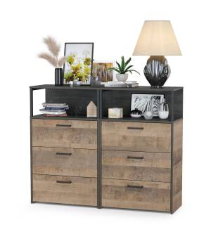 Два комода с ящиками Трувор цвет дуб гранж песочный/интра