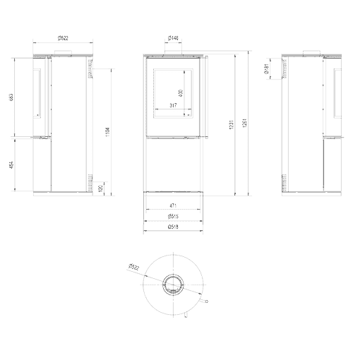 Печь Kratki PRO SVEN