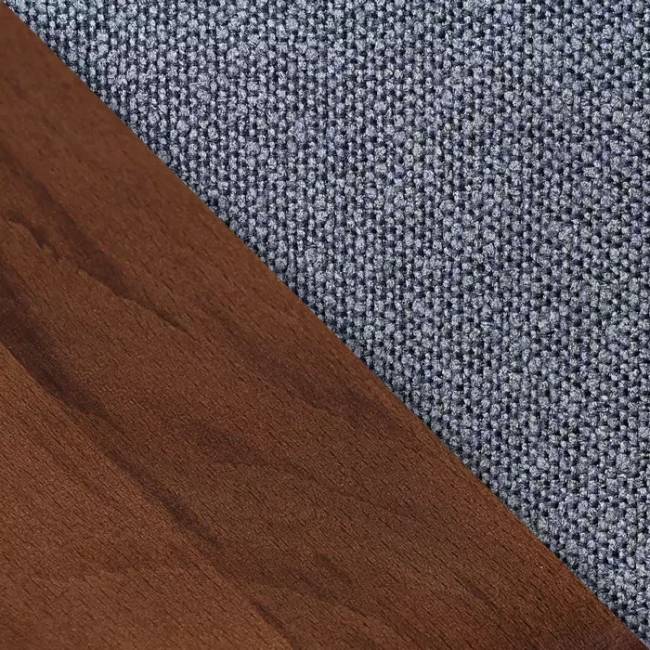 Стул Нобл полубарный графит, опора бук коричневый