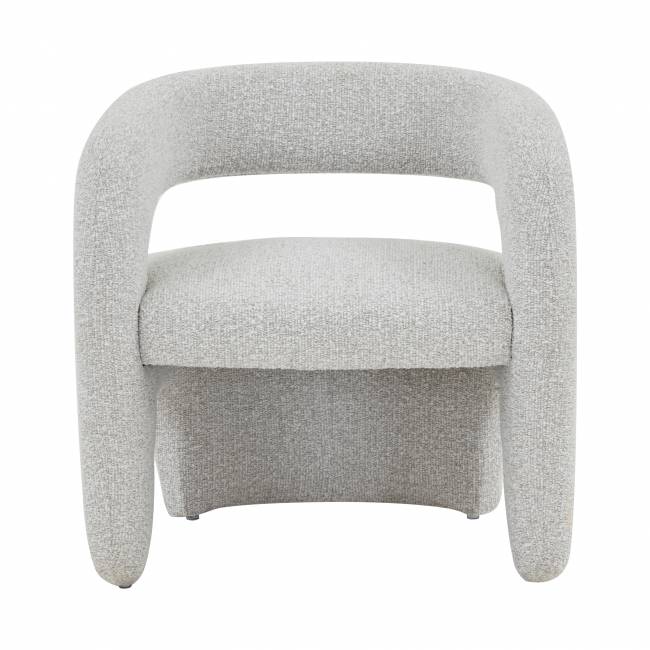 Кресло лаунж Bones жемчужный