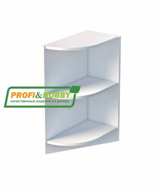 Тумба угловая Заверш 300 х 540 х 720 сосна, без покраски Тумба угловая Заверш 300 х 540 х 720 сосна, без покраски