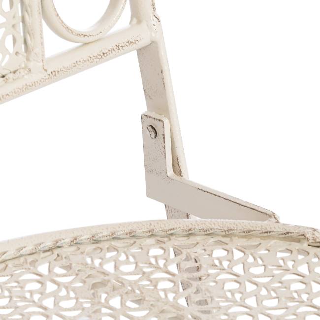 Комплект (стол + 2 стула) Secret de Maison Амальфи/Amalfi металл, античный белый античный белый металл