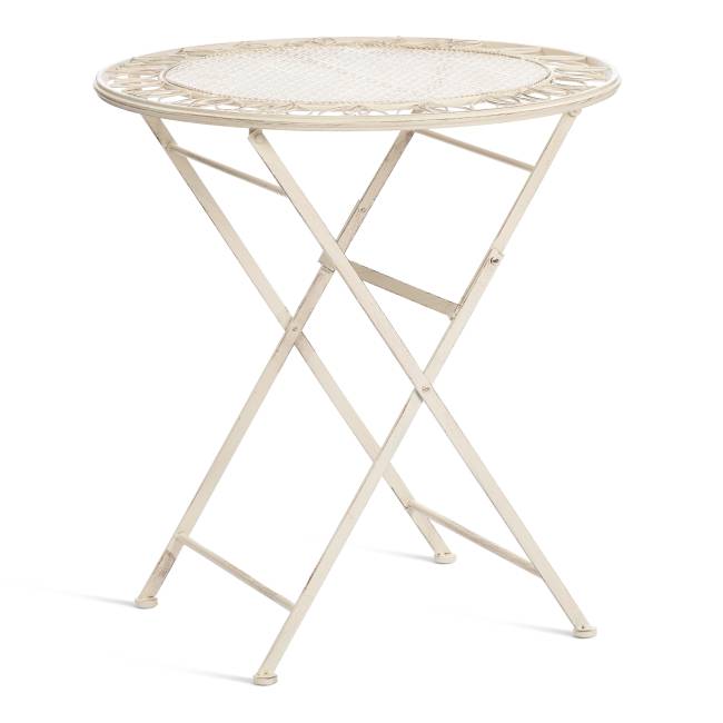 Комплект (стол + 2 стула) Secret de Maison Амальфи/Amalfi металл, античный белый античный белый металл