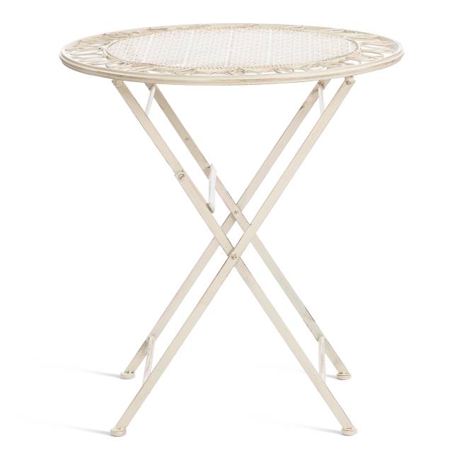 Комплект (стол + 2 стула) Secret de Maison Амальфи/Amalfi металл, античный белый античный белый металл