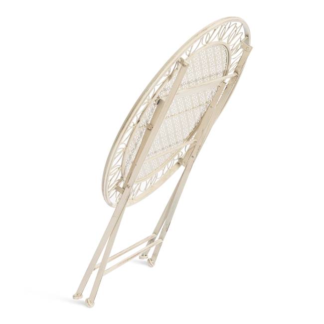 Комплект (стол + 2 стула) Secret de Maison Амальфи/Amalfi металл, античный белый античный белый металл