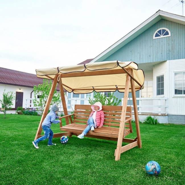 Садовые качели "СЕЛЕНА", орегон