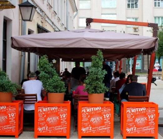 Зонт на боковой опоре «Усиленный» 3 х 3