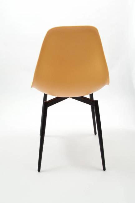 Стул Туссе чёрный /персиковый