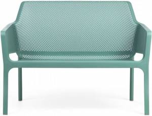 Диван пластиковый Net Bench ментоловый 1160х700х860 мм