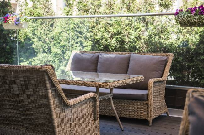 "Гляссе" лаунж-зона из искусственного ротанга, цвет соломенный "Гляссе" лаунж-зона из искусственного ротанга, цвет соломенный