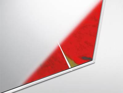 Зеркало настенное в раме Сельетта-5, глянец серебро 150 см х 50 см Зеркало настенное в раме Сельетта-5, глянец серебро 150 см х 50 см