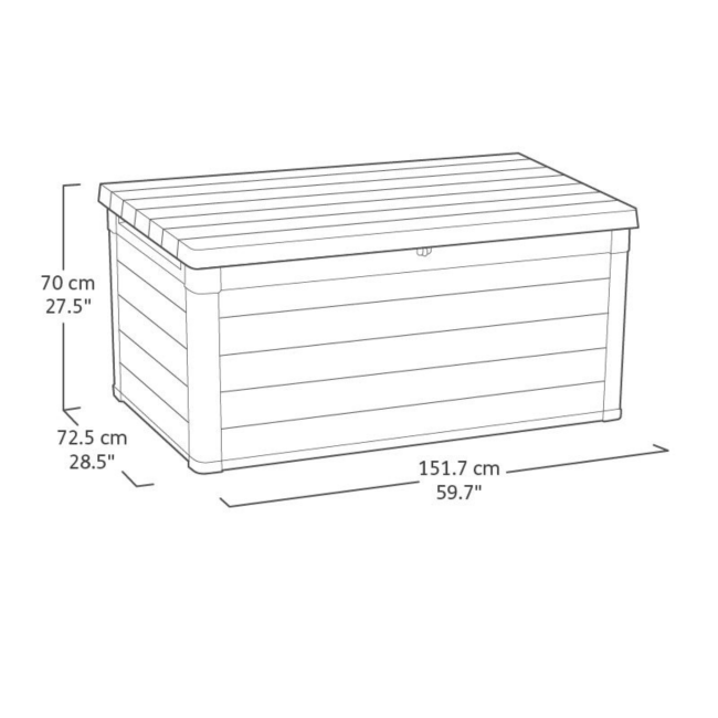 Сундук Денали 570 л (Denali DuoTech Deck Box 570L) Сундук Денали 570 л (Denali DuoTech Deck Box 570L)