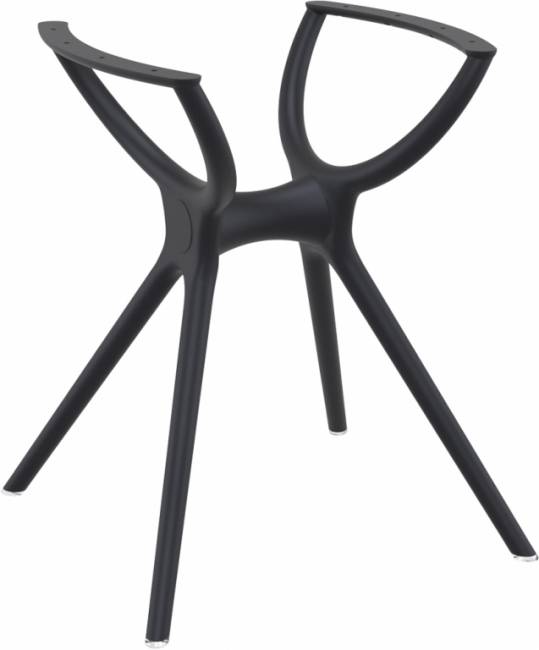 Подстолье пластиковое Air Legs Small черный 580х580х725 мм