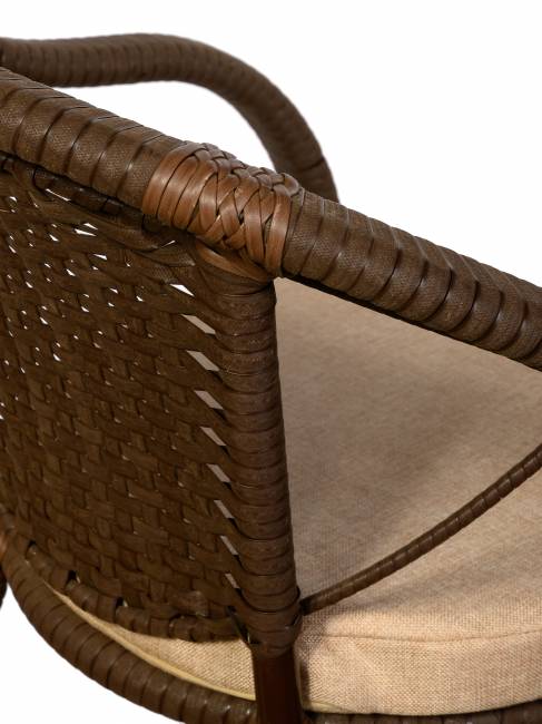 Кресло Denver (Денвер) из искусственного ротанга, орех Кресло Denver (Денвер) из искусственного ротанга, орех