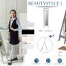 Зеркало напольное BeautyStyle 1 черный 130 см х 35 см