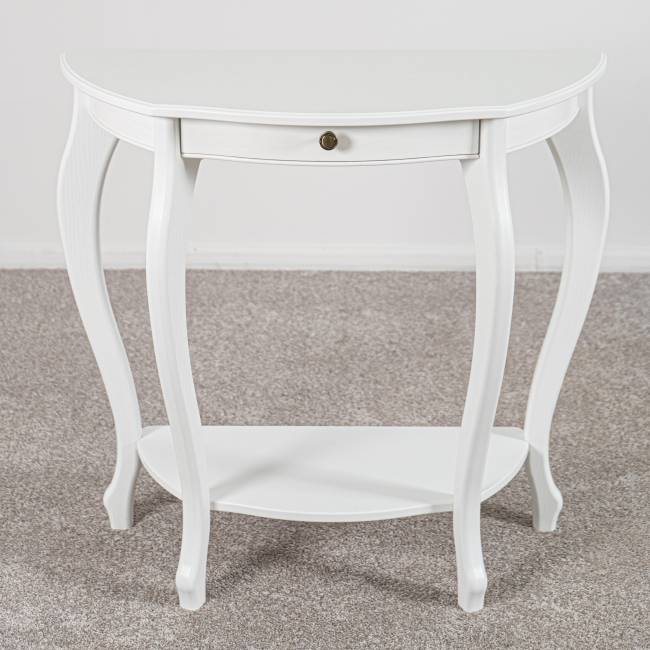 Консоль Элегант молочный дуб Л Консоль Элегант молочный дуб Л