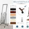 Зеркало напольное BeautyStyle 27 серый  135 см х 42,5 см