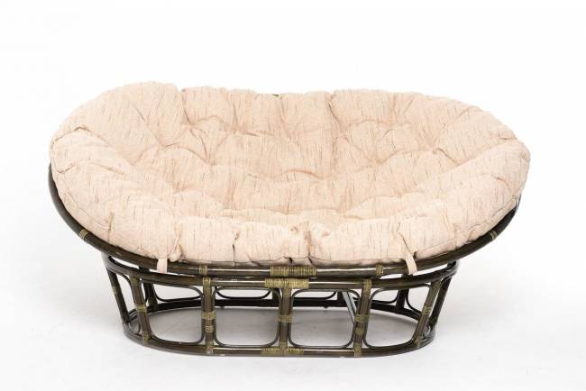 Кресло "MAMASAN" олива  рогожка