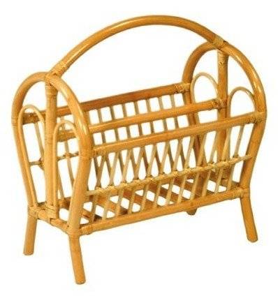 Газетница из ротанга светло-коричневый