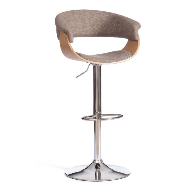 Барный стул VIMTA (mod.4021S) металл/дерево/ткань, 60х51х91,5-112,5 см, выс. сид. 61,5-82,5 см, бежевый/натур./хром, Aimcasa 5 береза, серый металл/дерево/ткань Барный стул VIMTA (mod.4021S) металл/дерево/ткань, 60х51х91,5-112,5 см, выс. сид. 61,5-82,5 см, бежевый/натур./хром, Aimcasa 5 береза, серый металл/дерево/ткань