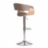 Барный стул VIMTA (mod.4021S) металл/дерево/ткань, 60х51х91,5-112,5 см, выс. сид. 61,5-82,5 см, бежевый/натур./хром, Aimcasa 5 береза, серый металл/дерево/ткань Барный стул VIMTA (mod.4021S) металл/дерево/ткань, 60х51х91,5-112,5 см, выс. сид. 61,5-82,5 см, бежевый/натур./хром, Aimcasa 5 береза, серый металл/дерево/ткань