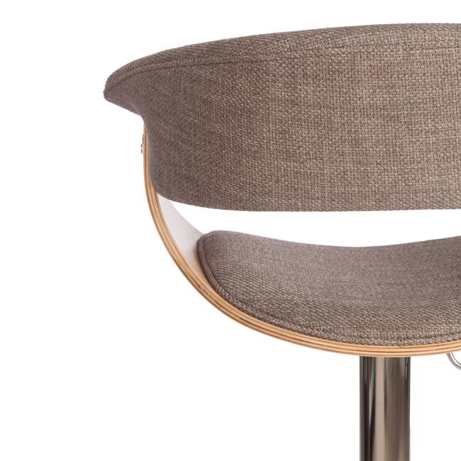 Барный стул VIMTA (mod.4021S) металл/дерево/ткань, 60х51х91,5-112,5 см, выс. сид. 61,5-82,5 см, бежевый/натур./хром, Aimcasa 5 береза, серый металл/дерево/ткань Барный стул VIMTA (mod.4021S) металл/дерево/ткань, 60х51х91,5-112,5 см, выс. сид. 61,5-82,5 см, бежевый/натур./хром, Aimcasa 5 береза, серый металл/дерево/ткань