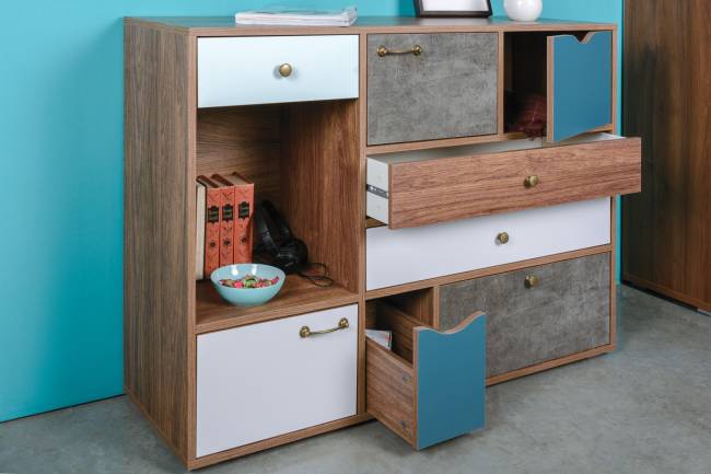 Комод Вайс 10.104 цвет винтаж/камень тёмный/бензин/белый премиум Комод Вайс 10.104 цвет винтаж/камень тёмный/бензин/белый премиум