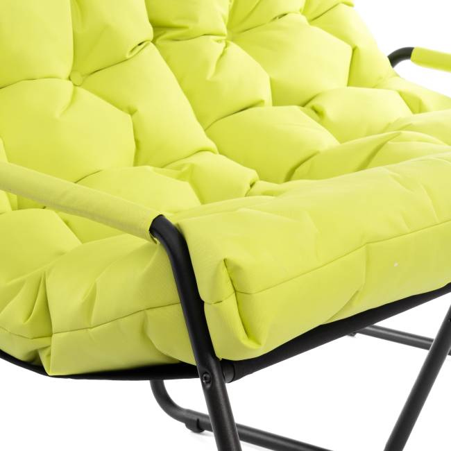 Диван Эрго/Ergo рогожка с водоотталкивающей пропиткой, лайм салатовый рогожка с водоотталкивающей пропиткой