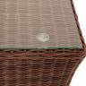"Капучино" журнальный столик из искусственного ротанга, цвет коричневый "Капучино" журнальный столик из искусственного ротанга, цвет коричневый