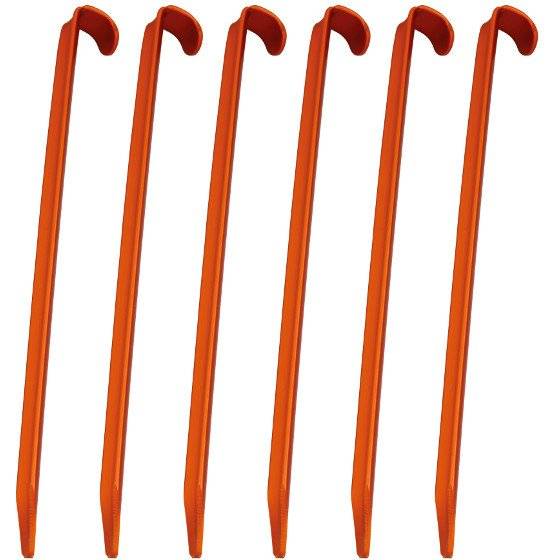 Колышки алюминиевые - U, набор. 6 шт. Оранжевый Колышки алюминиевые - U, набор. 6 шт. Оранжевый