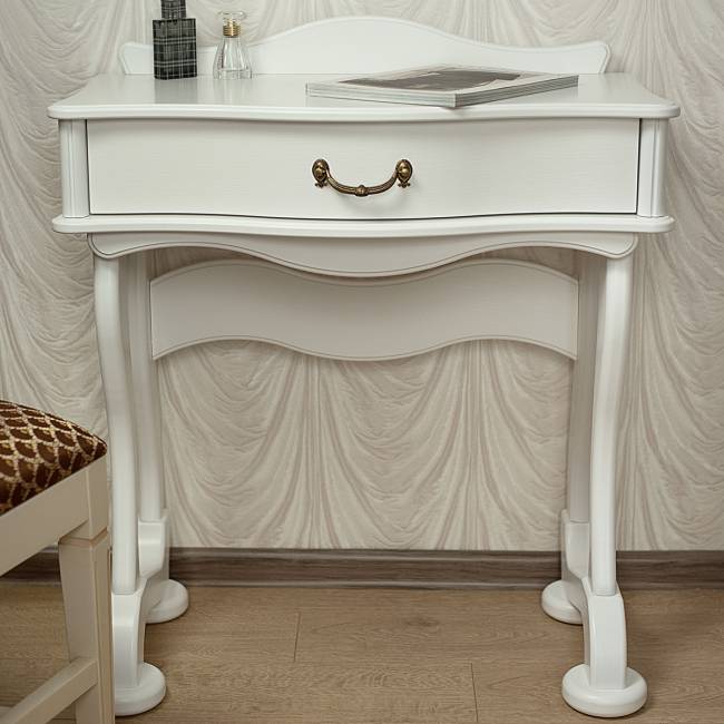 Стол туалетный Джульетта молочный дуб Л Стол туалетный Джульетта молочный дуб Л