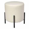 Стул-пуф Otis белый, искусственный мех Стул-пуф Otis белый, искусственный мех