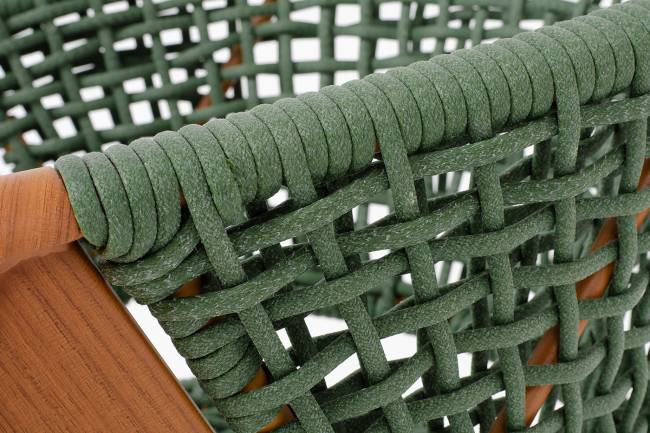 "Амстердам" стул плетеный из роупа, каркас алюминий, роуп зеленый круглый "Амстердам" стул плетеный из роупа, каркас алюминий, роуп зеленый круглый