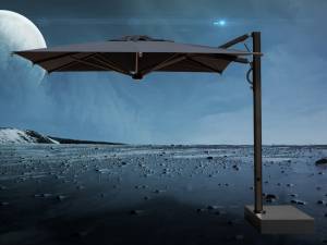 Зонт профессиональный 2.9х2.9 м Astro Carbon черный 2900х2900 мм