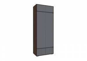 Шкаф Роут двухстворчатый венге / графит софт
