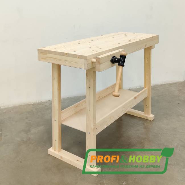 Верстак деревянный "Школьный", сосна Верстак деревянный "Школьный", сосна