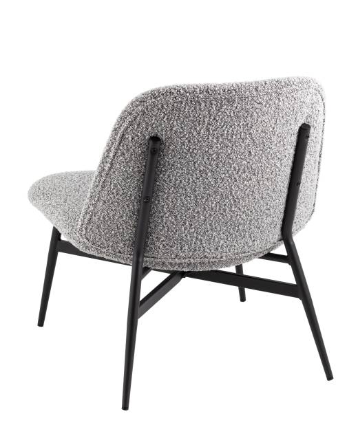 Кресло лаунж Ease серый