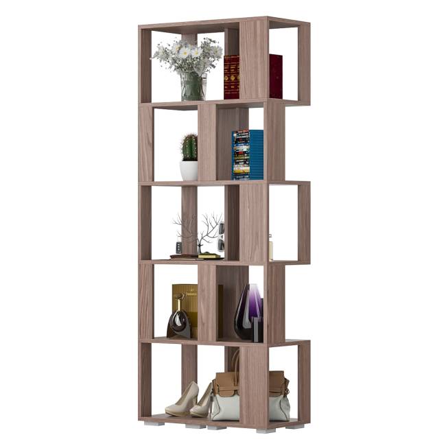 Комплект их 2-х стеллажей цвет ясень шимо тёмный Комплект их 2-х стеллажей цвет ясень шимо тёмный