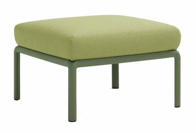 Пуф пластиковый с подушкой Komodo Pouf агава, авокадо 720х720х475 мм